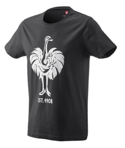 T-shirt Strauss 21044 czarny z logo PREMIUM 